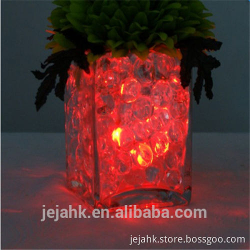 Submersible led candle lighted centerpiece for wedding decoration